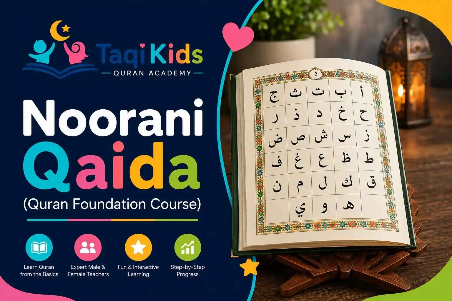Online Noorani Qaida Course for Kids​